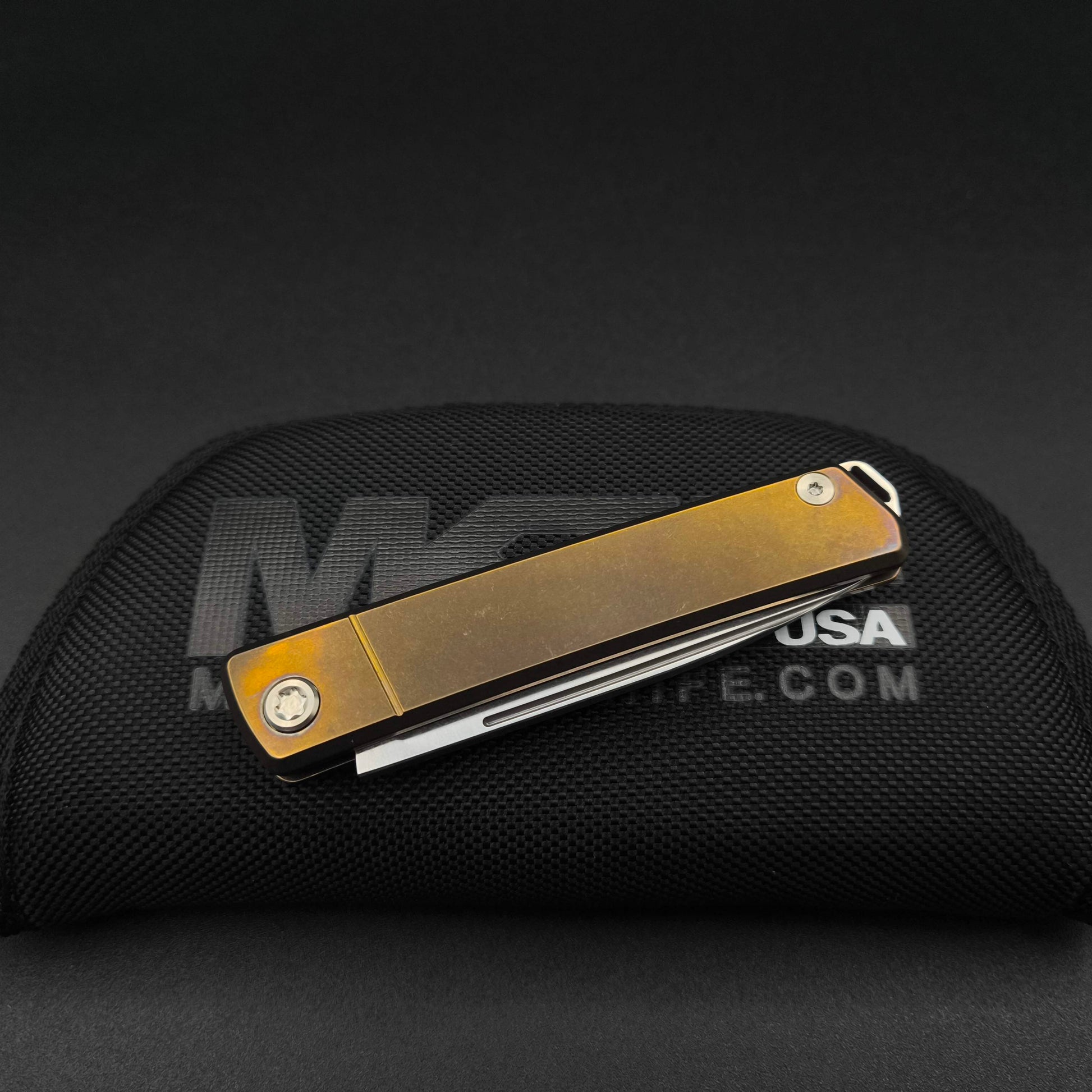 Medford Gentleman Jack, Tumbled Blade, Bronze Handle 3
