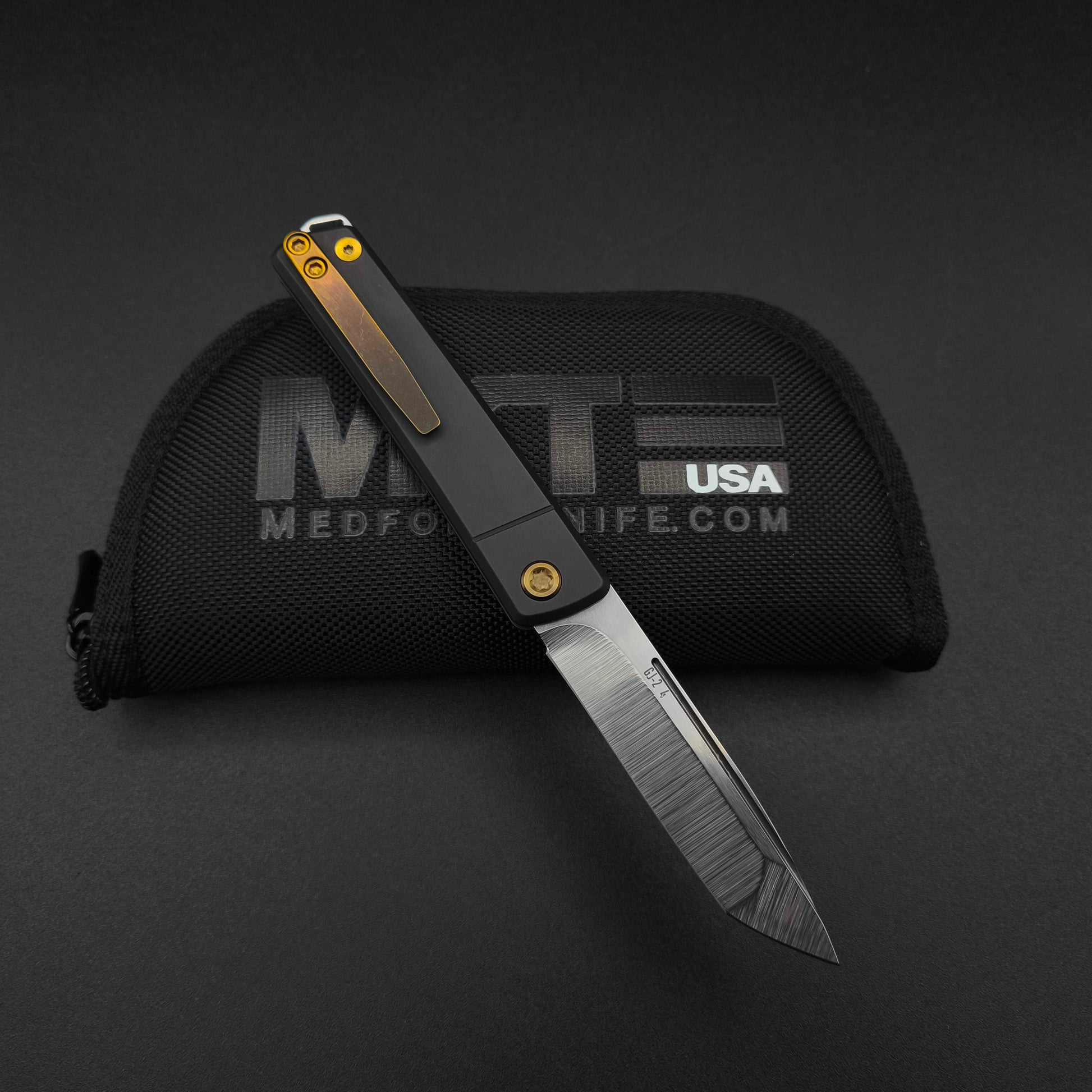 Medford Gentleman Jack, Tumbled Tanto, DLC Handle 2