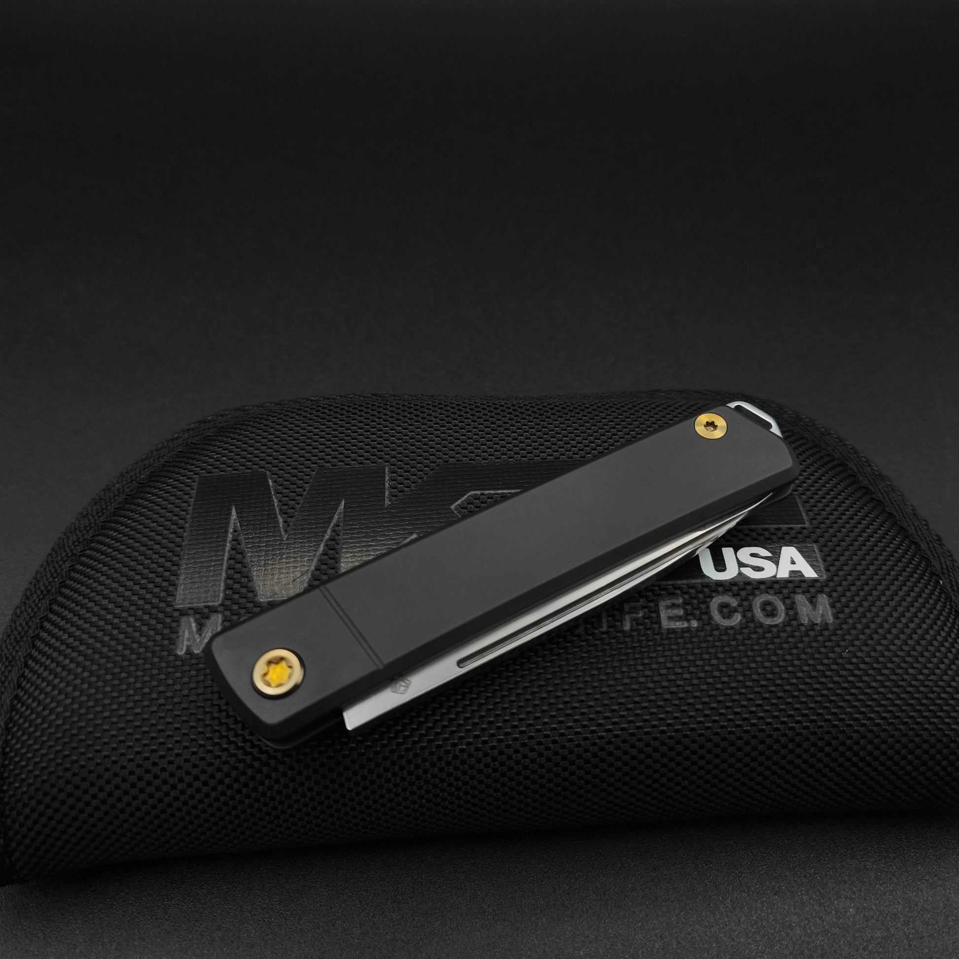 Medford Gentleman Jack, Tumbled Tanto, DLC Handle 3