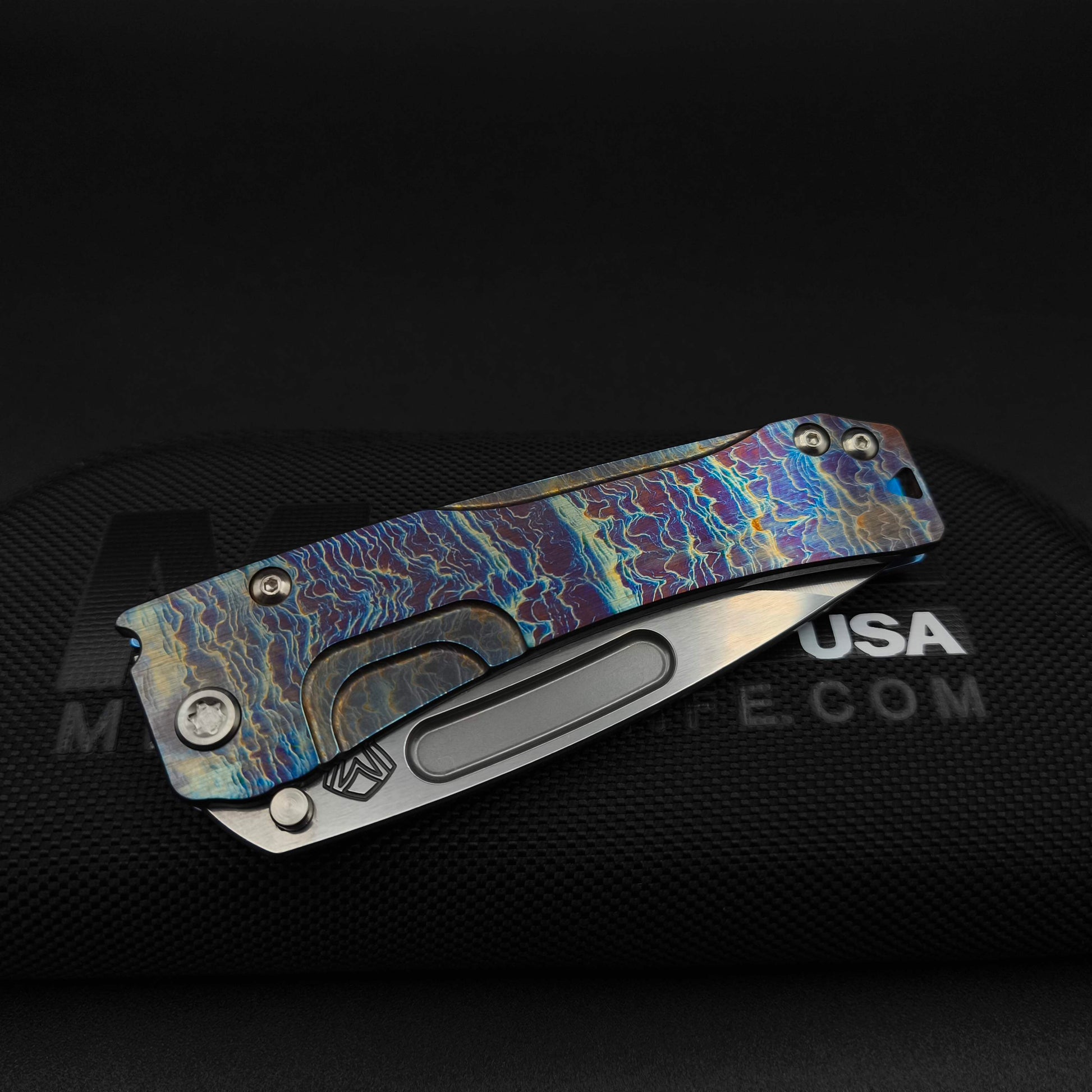 Medford Slim Midi Tumbled, Brushed Acid Etched Flamed, S45VN 3
