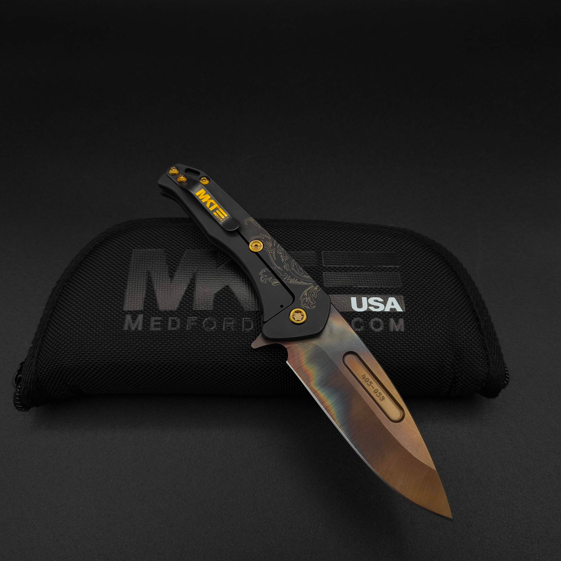 Medford Praetorian Slim Flipper Vulcan DP, Bronze Filigree 2