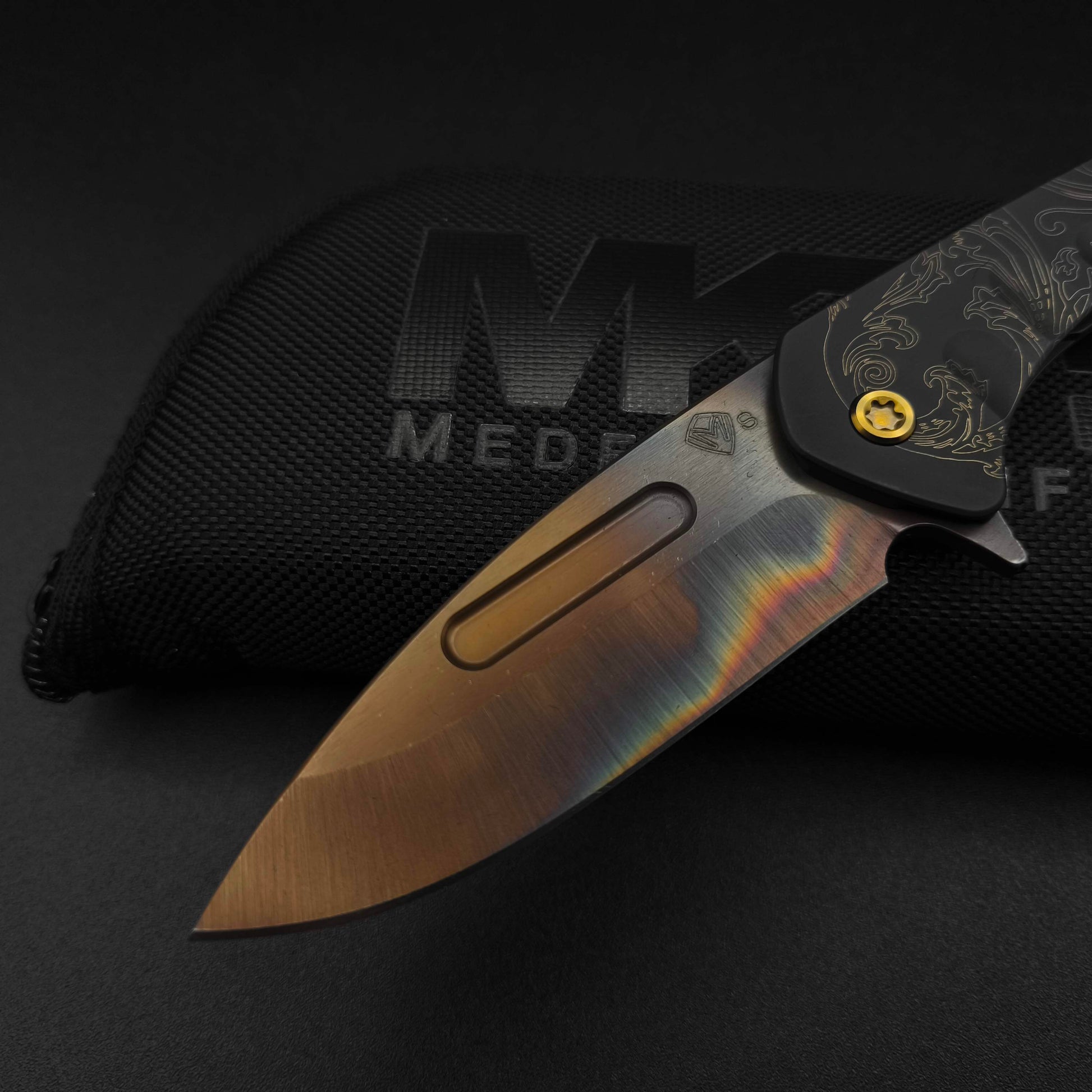 Medford Praetorian Slim Flipper Vulcan DP, Bronze Filigree 3