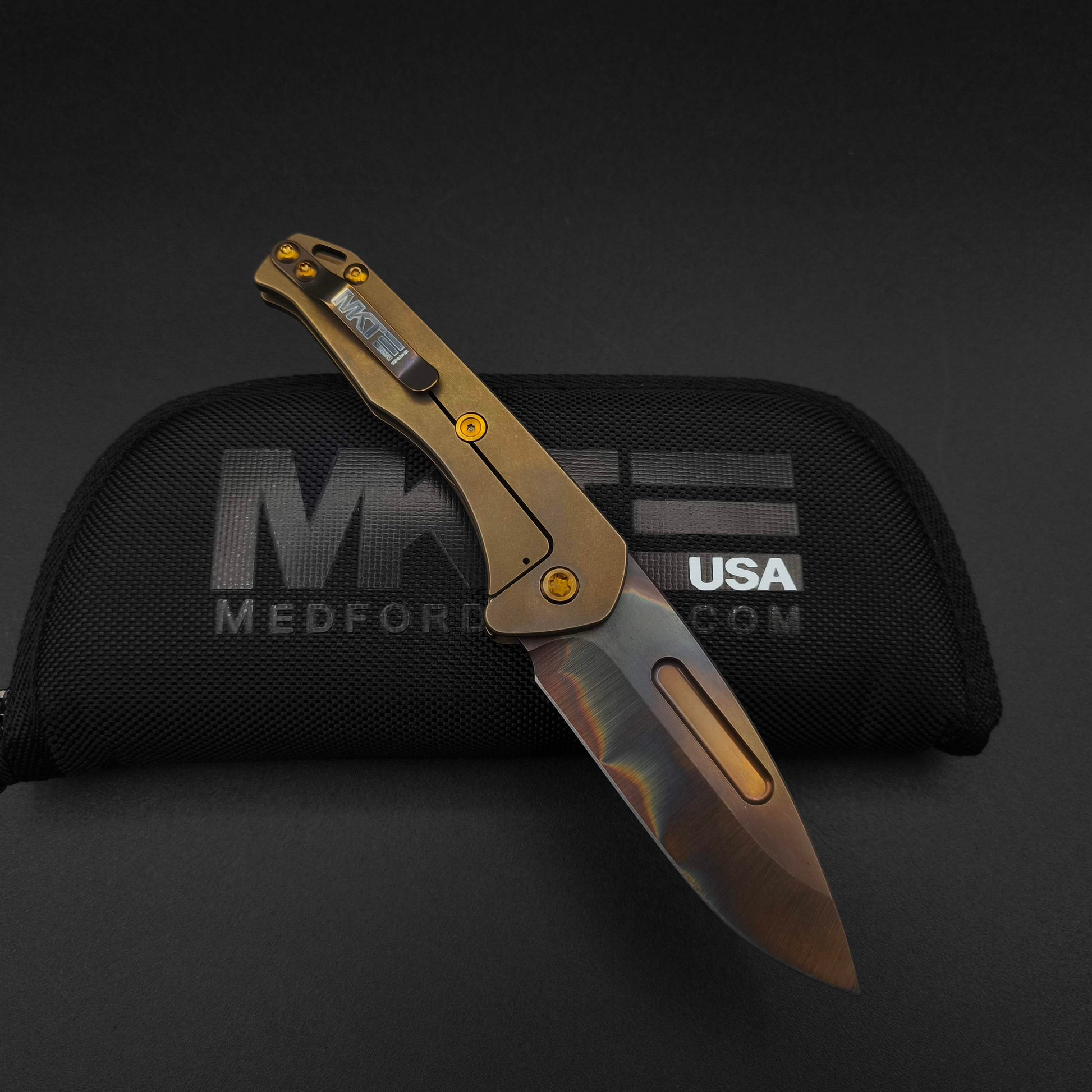 Medford Praetorian Slim Vulcan Blade, Old School Bronze 2