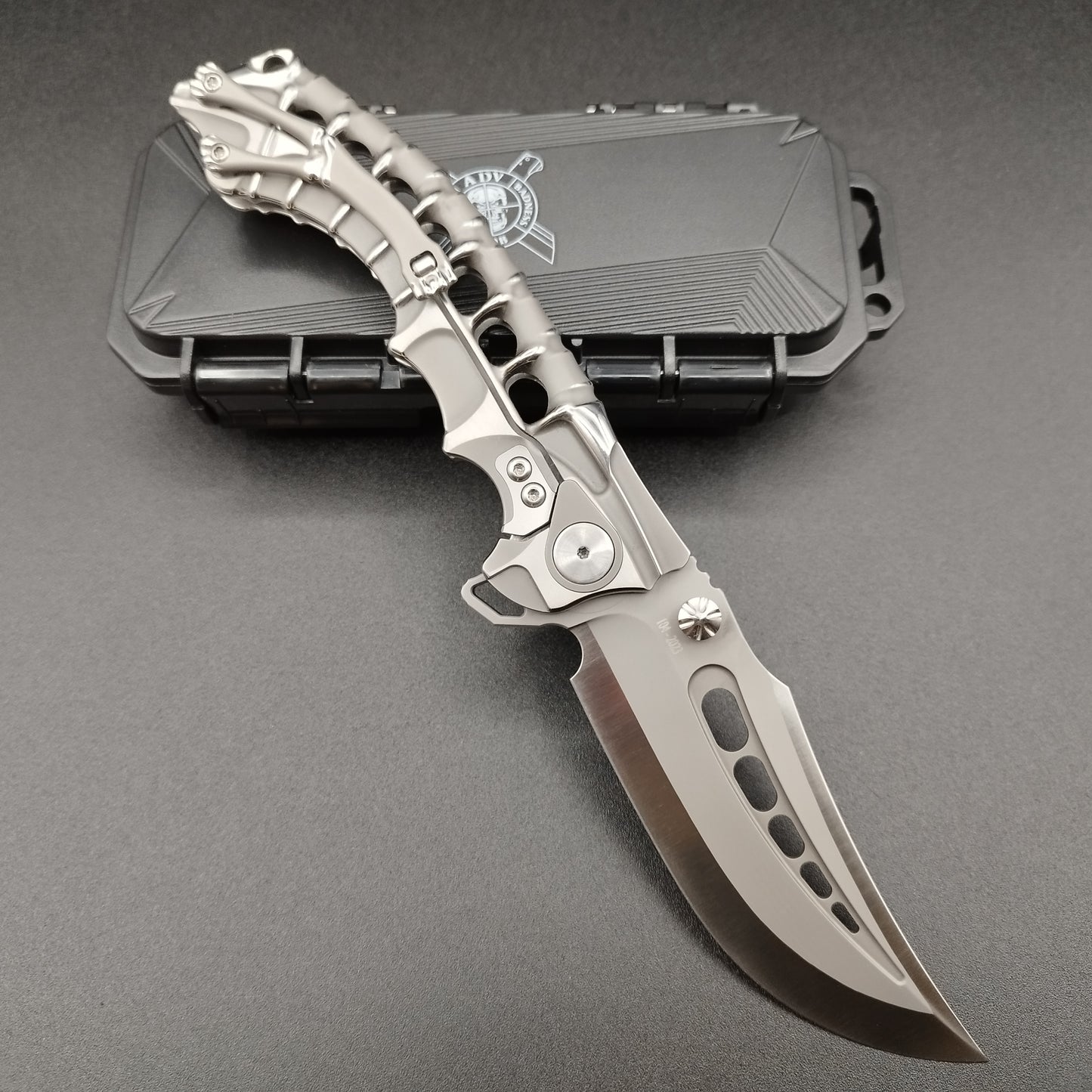 ADV Scavenger, Integral Titanium Handle, Blasted Combo, M390