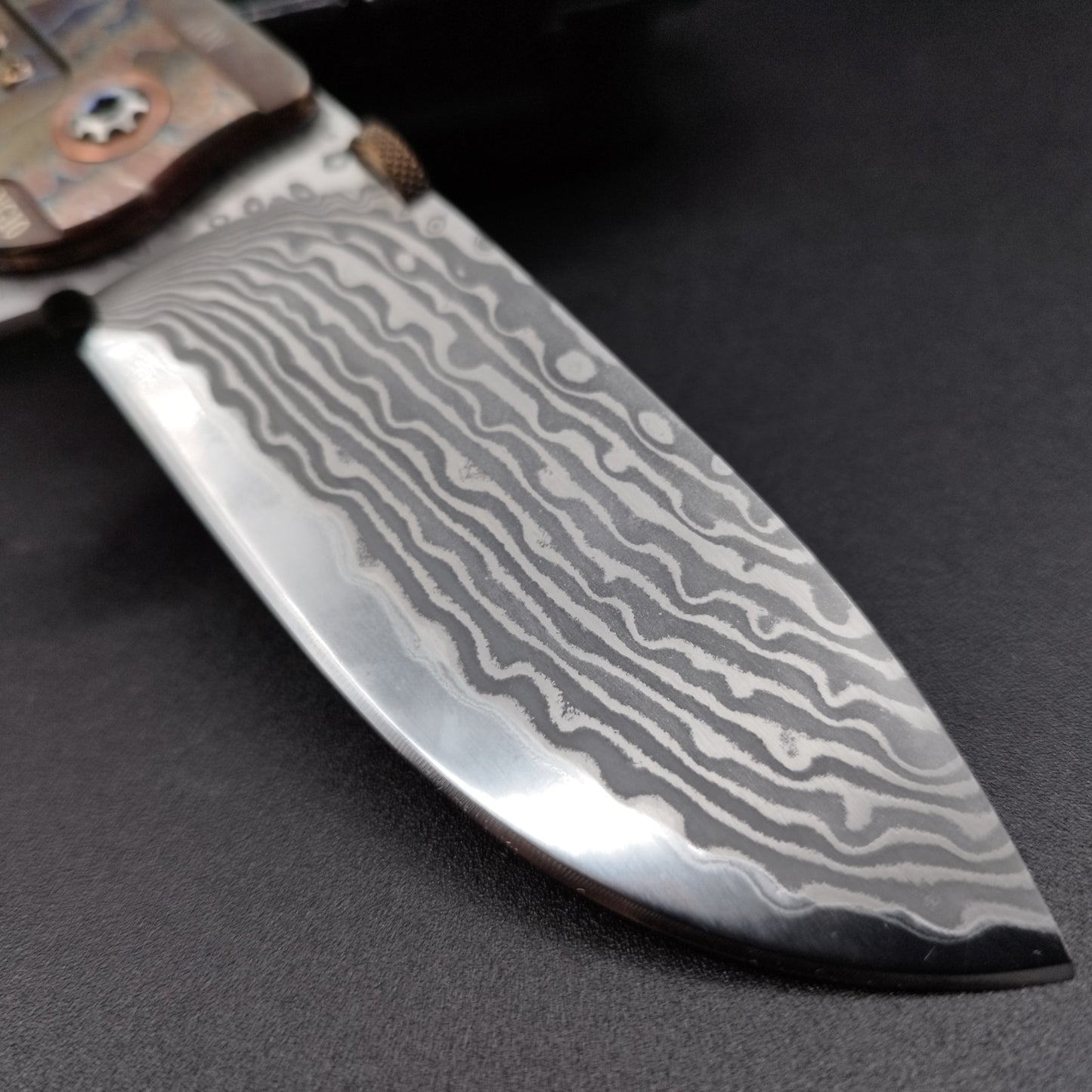 ADV TRAILBOSS *PREMIUM EDITION* VG10-DAMASCUS-CF ACID RAIN