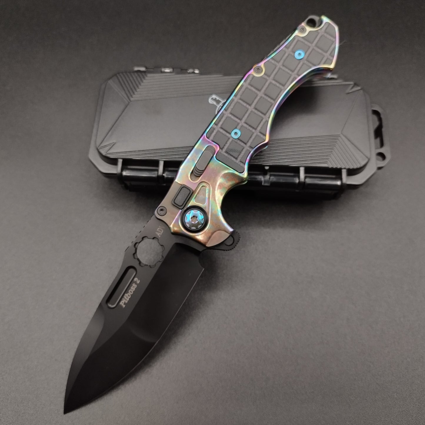 ADV Pitboss 2 Acid Rain Black G10 Frag CPM S35VN