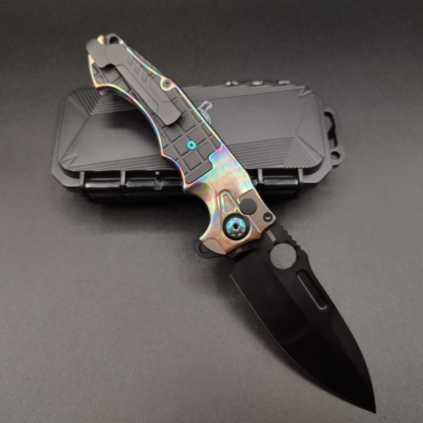 ADV Pitboss 2 Acid Rain Black G10 Frag CPM S35VN
