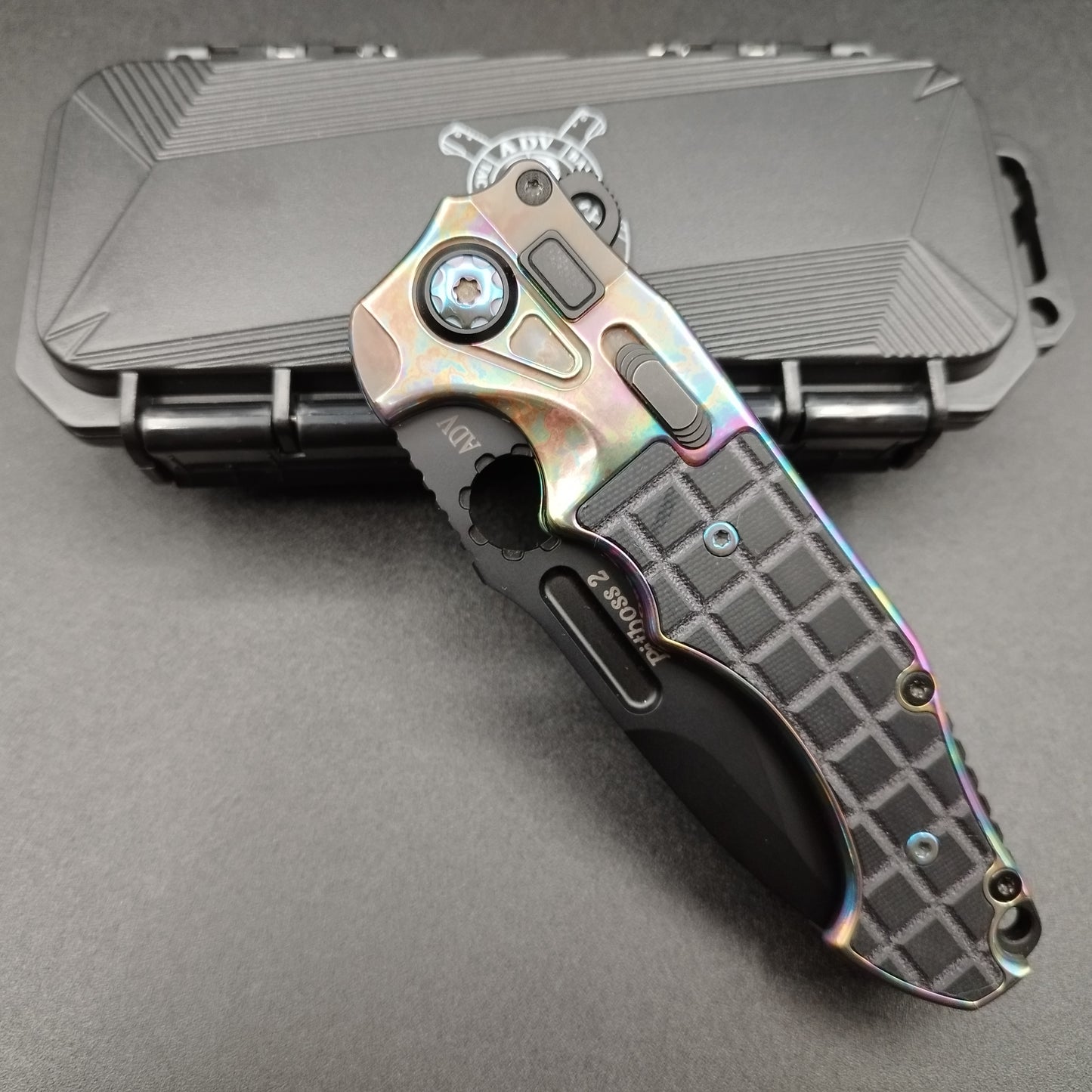 ADV Pitboss 2 Acid Rain Black G10 Frag CPM S35VN