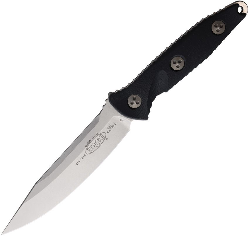 Microtech Knives  Socom Alpha S/E stonewash Black 4