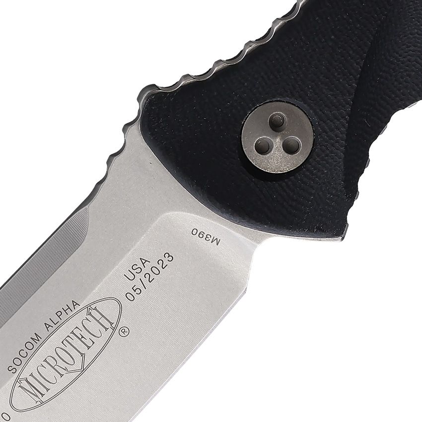 Microtech Knives  Socom Alpha S/E stonewash Black 5