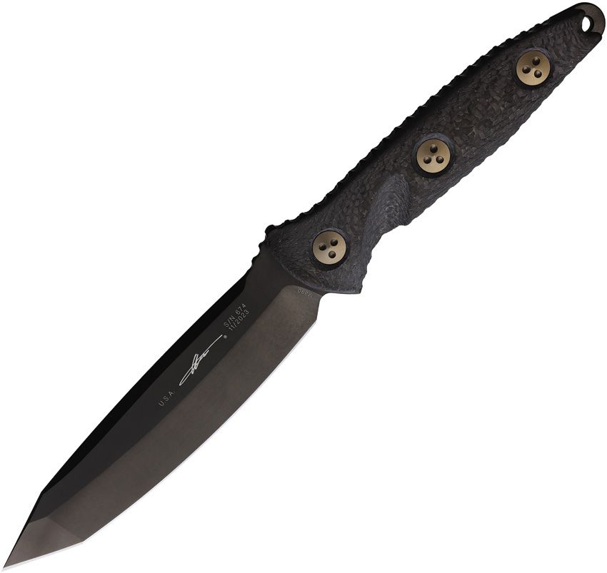 Microtech Knives Socom Alpha T/E Black DLC CF carbon fiber 2