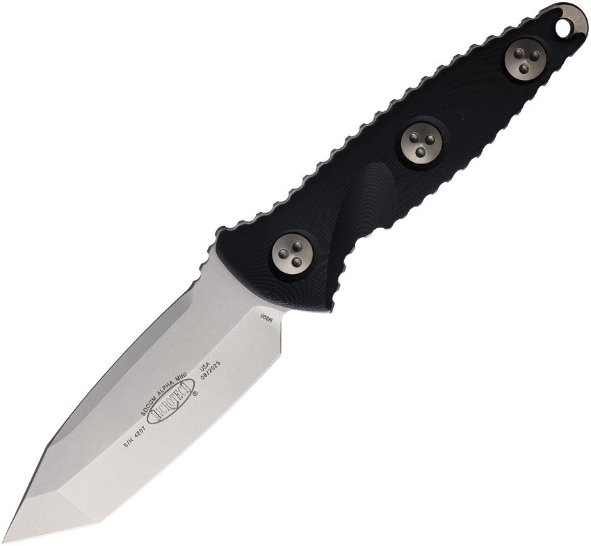Microtech Knives Socom Alpha Mini T/E stonewash finish EDC Messer 3
