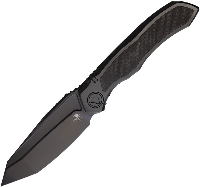 Microtech Knives  Anax Framelock DLC Stand 5