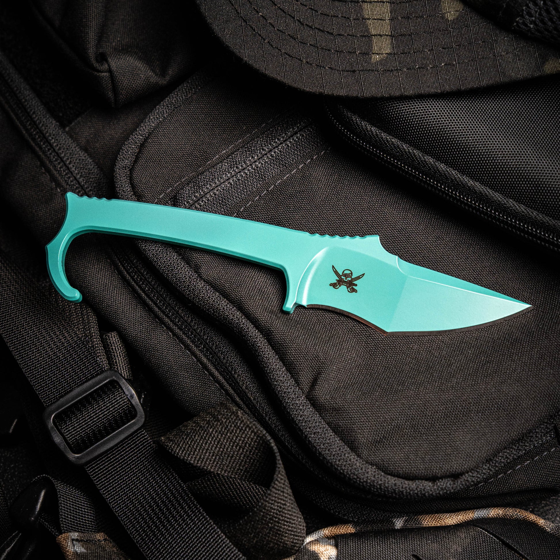 Skallywag Tactical MDV PLUS ONE Teal + Rhino Sheath + Grip Tape 4