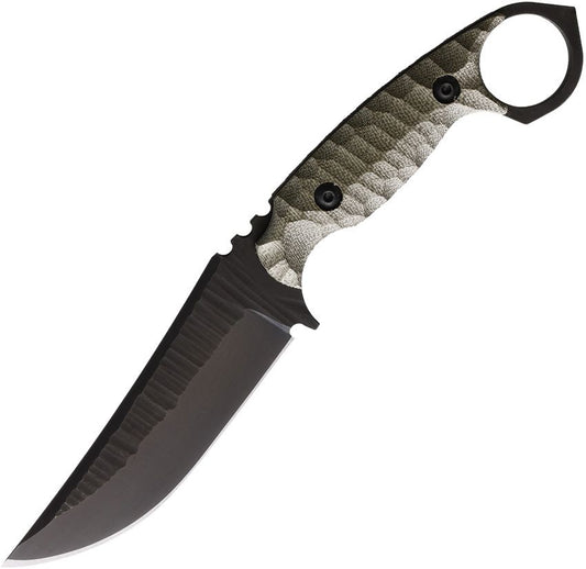 Wachtman Knife & Tool Titanoraptor OD Stone Micarta 1