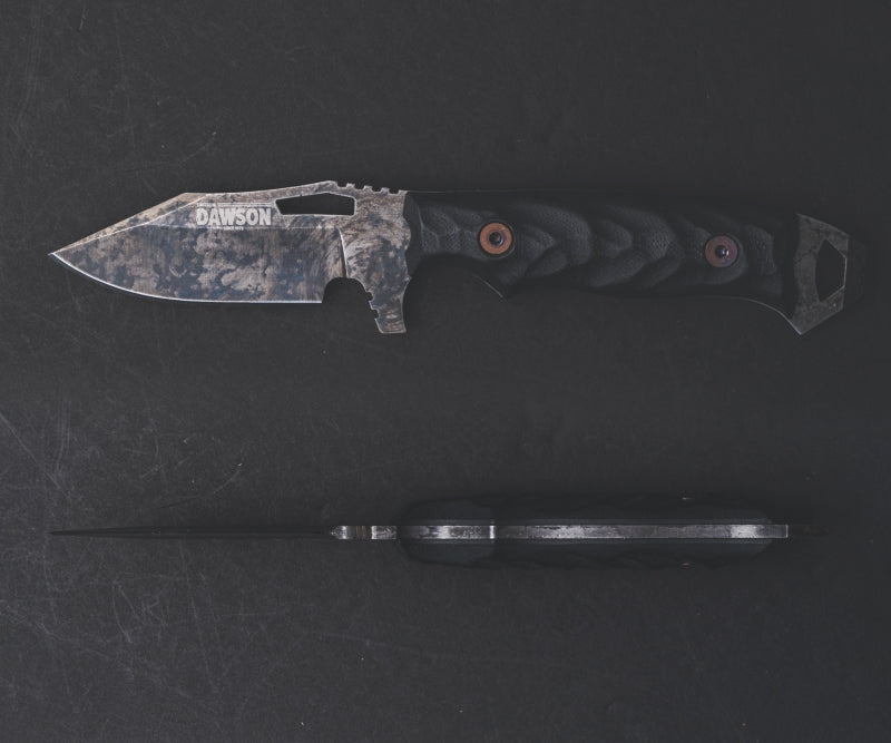 Dawson Knives Steadfast Rainstorm, Black G10, ProCut 1