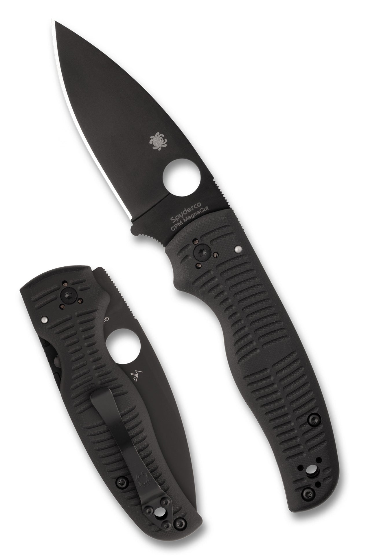 Spyderco C229GMCBKP Shaman Salt Black G10, MagnaCut