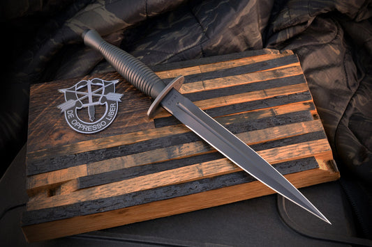Spartan Blades Ronin F/S Dagger Black CPM MagnaCut