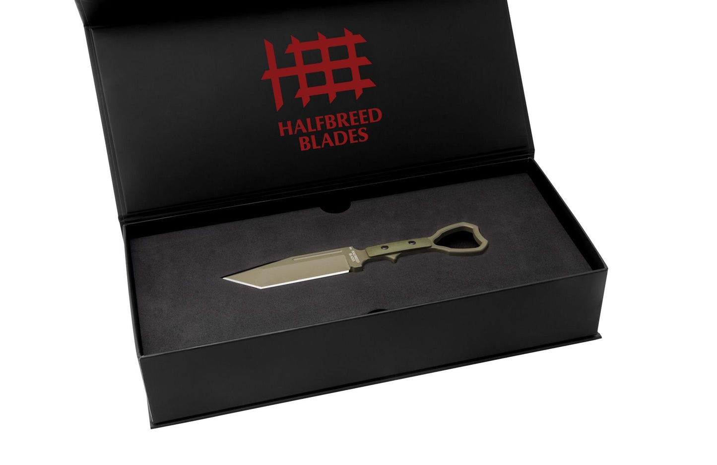 Halfbreed Blades CCK-02 OD Ranger Green Compact Clearance Knife K110/D2 6