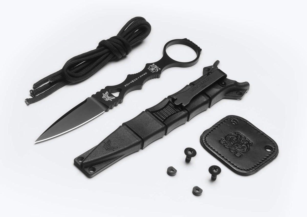 Benchmade 174BK SOCP Dagger, Single Edge, Black 4