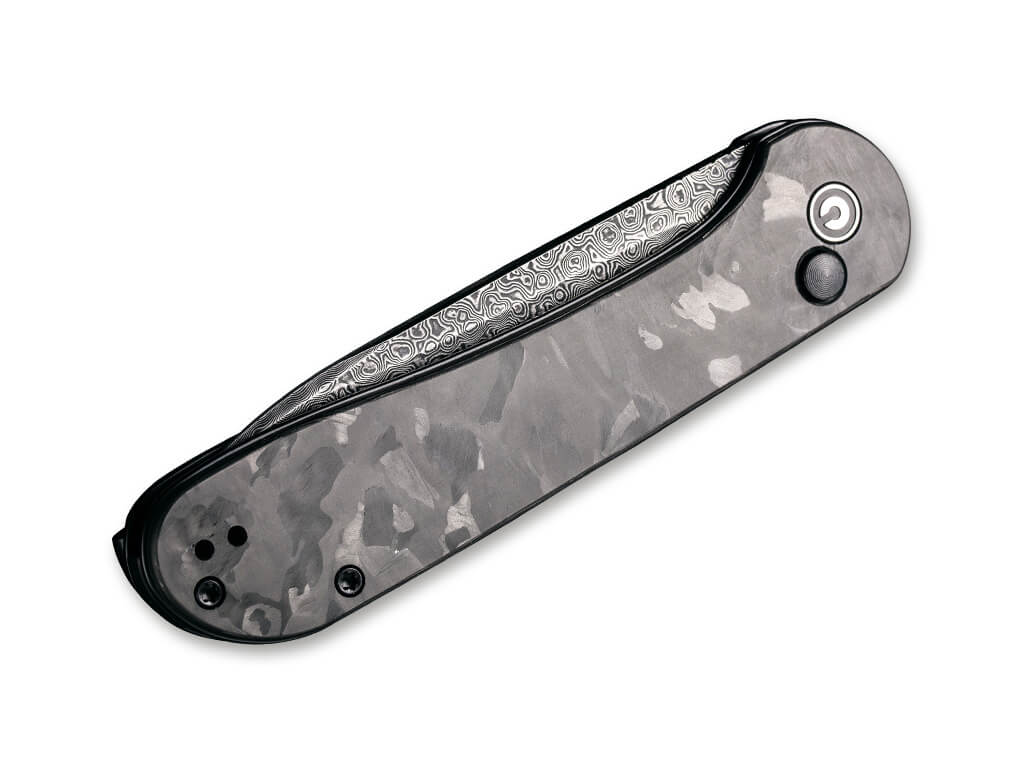 CIVIVI Knives - Button Lock Elementum Damascus CF EDC Taschenmesser 4