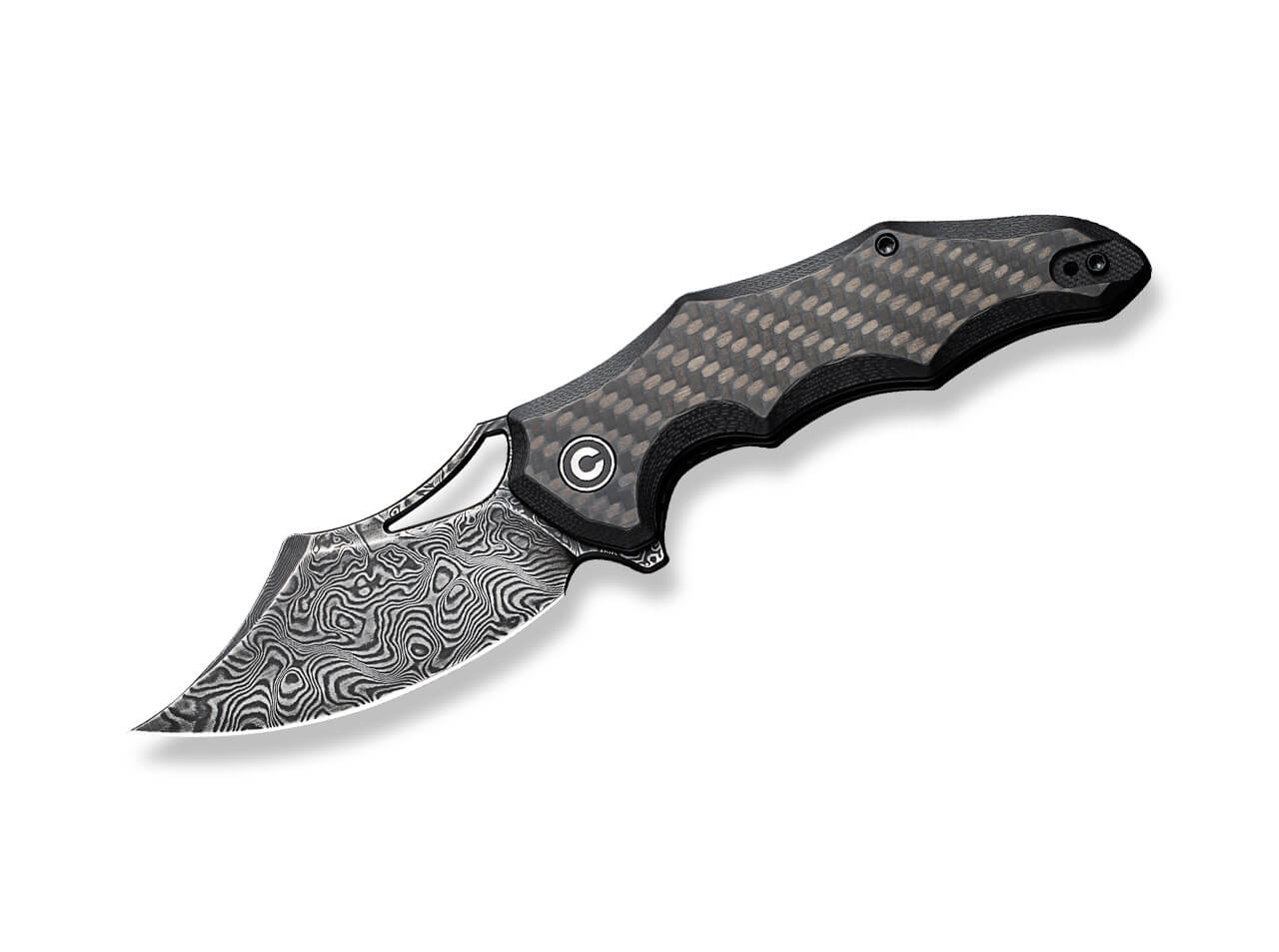 CIVIVI Knives -  Chiro CF G10 Damascus EDC Taschenmesser 1