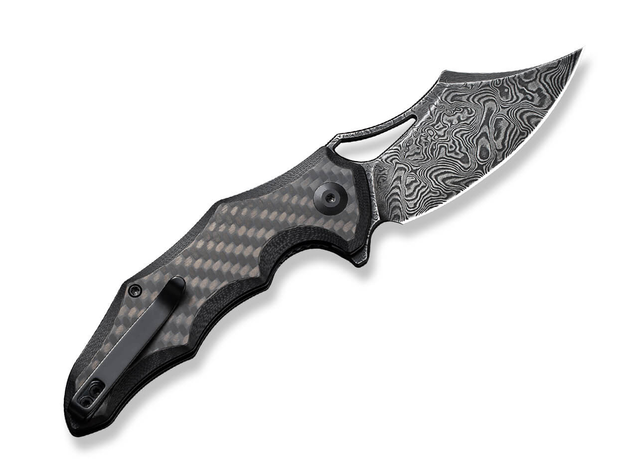 CIVIVI Knives -  Chiro CF G10 Damascus EDC Taschenmesser 2