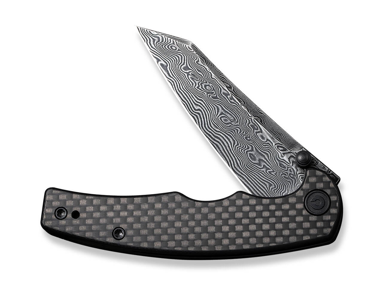CIVIVI Knives - P87 Twill Carbon Damascus EDC Taschenmesser 3