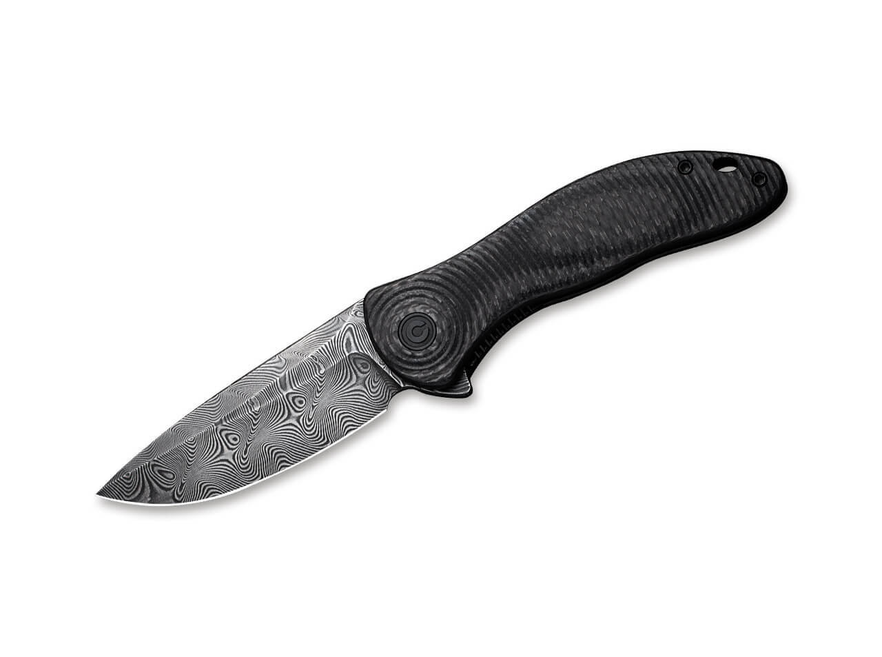 CIVIVI Knives - Synergy3 Black G10 Twill Carbon Damascus EDC Klappmesser 1