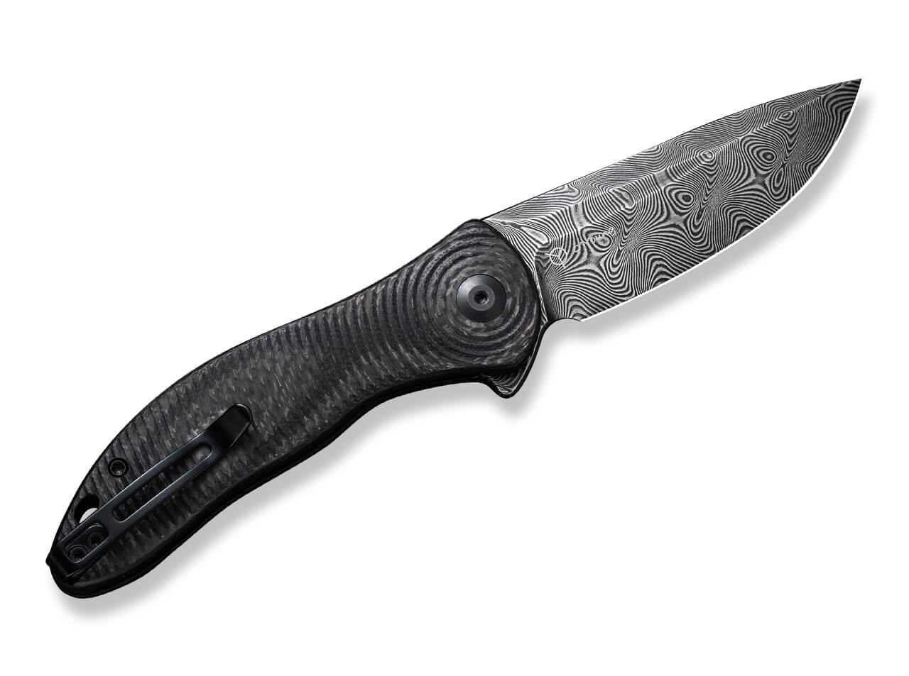 CIVIVI Knives - Synergy3 Black G10 Twill Carbon Damascus EDC Klappmesser 2