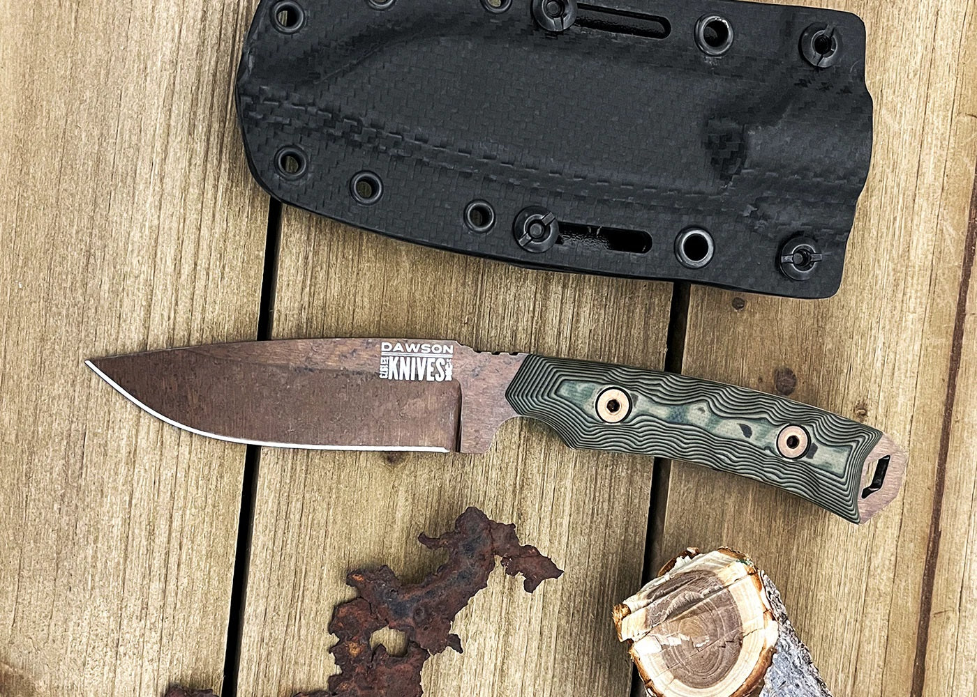 Dawson Knives Contractor Ultrex Camo G-10 Magnacut 1