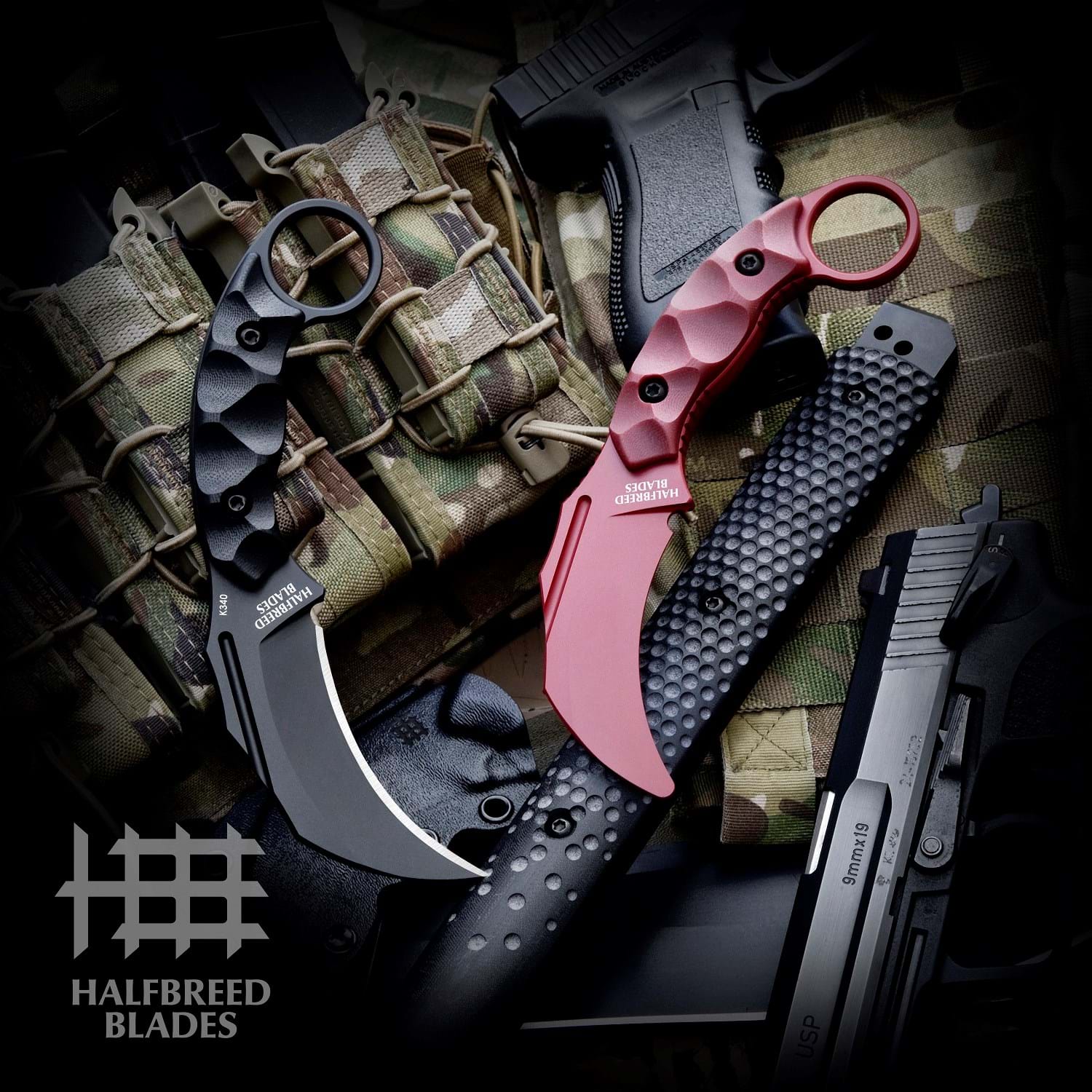 Halfbreed Blades CQB-02 Talon & Trainer Bundle 1