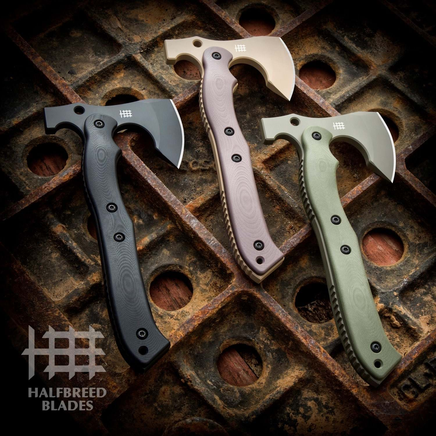 Halfbreed Blades CRA-01 OD Ranger Green Compact Rescue Axe 5