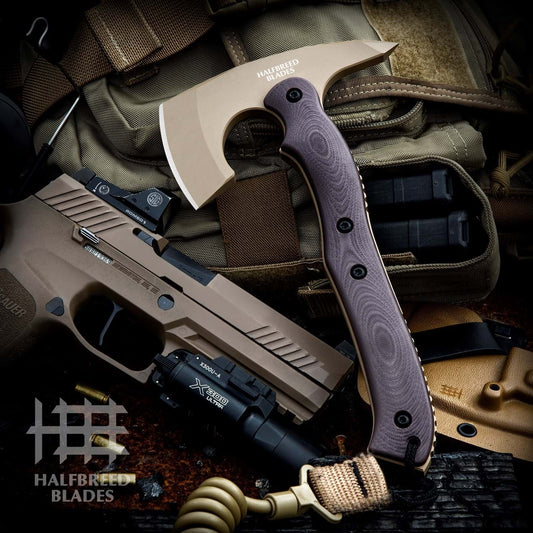 Halfbreed Blades CRA-02 Compact Rescue Axe Dark Earth 1