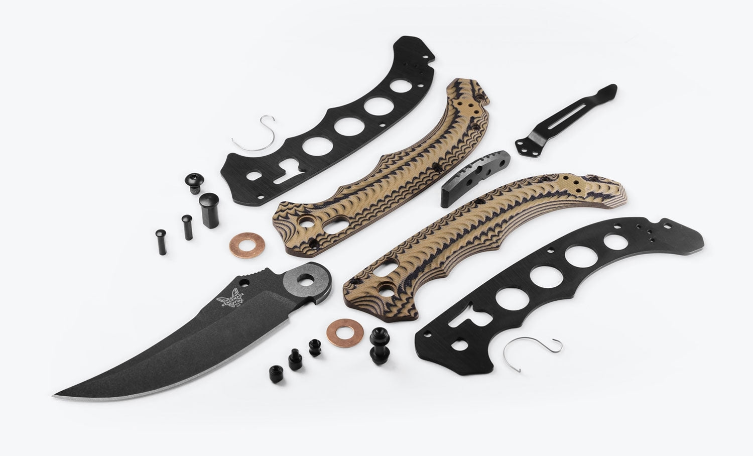 Benchmade 865BK-01 Mini Bedlam, S90V, Camo G10 5