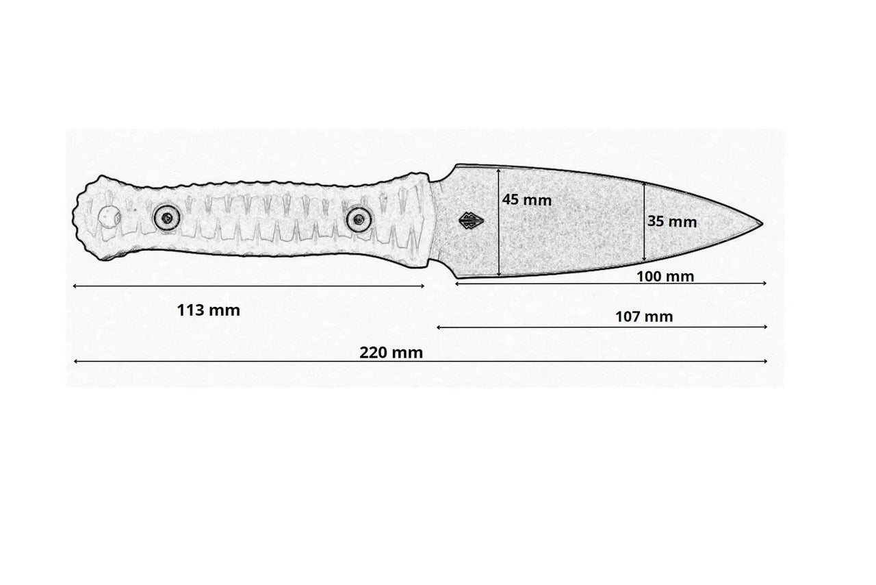 Blade Brothers EDC Dagger Hector 7