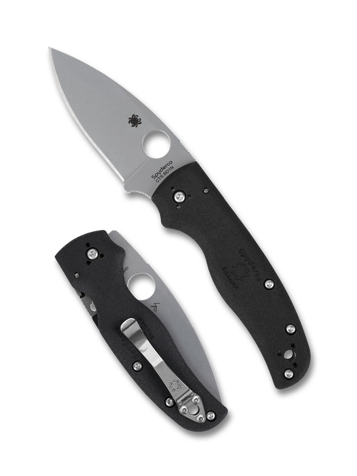 Spyderco C229PBK Shaman, CTS BD1N, FRN