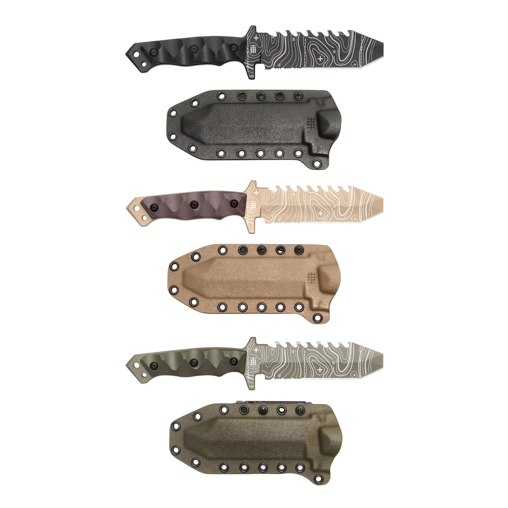 Halfbreed Blades ERK-01 TOPO OD Emergency Rescue Knife Ranger Green 2