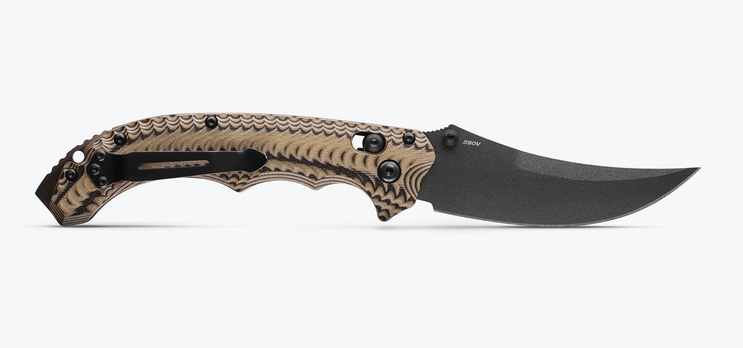 Benchmade 865BK-01 Mini Bedlam, S90V, Camo G10 2
