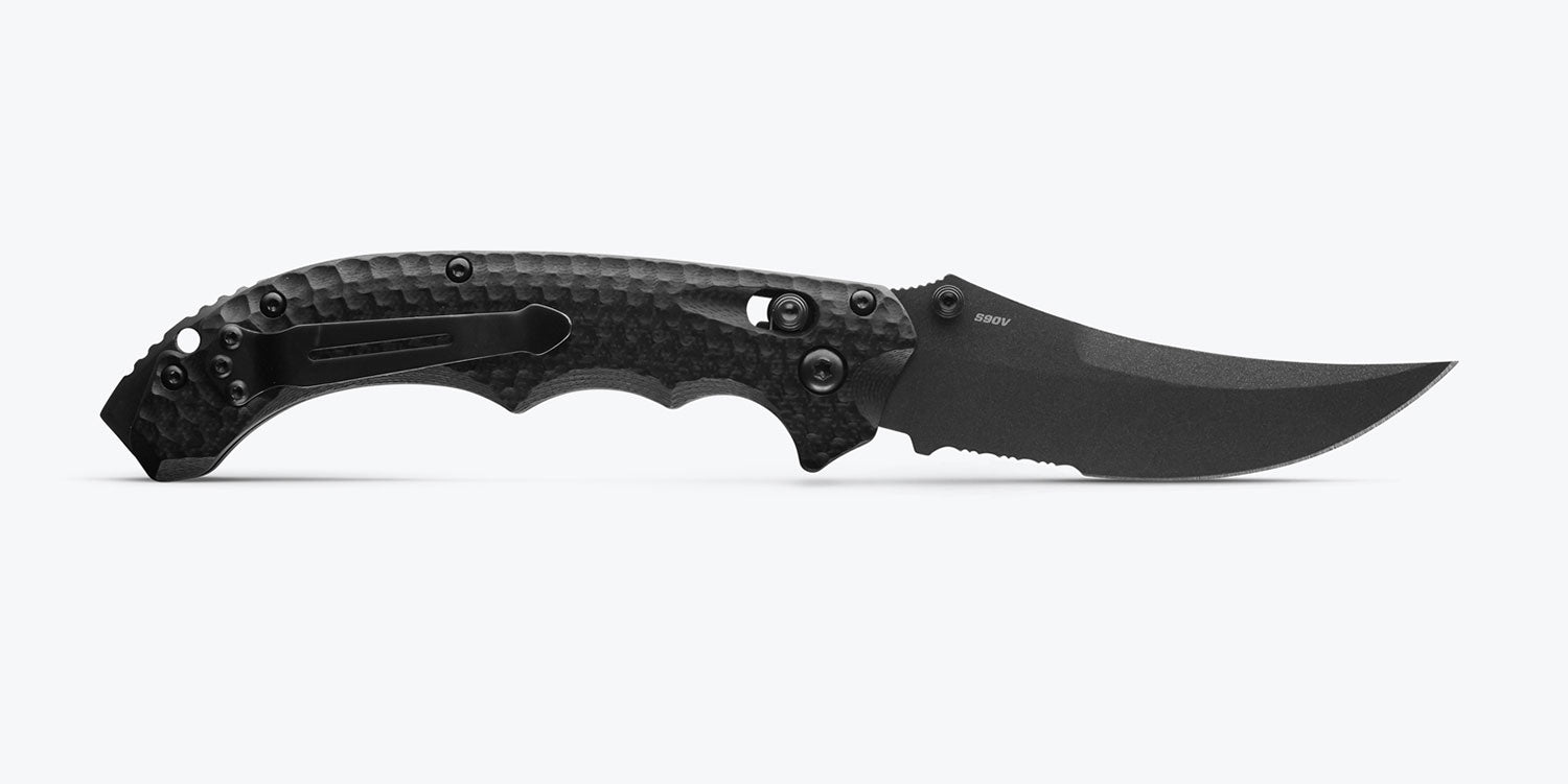 Benchmade 865SBK Mini Bedlam, S90V, Black G10 2