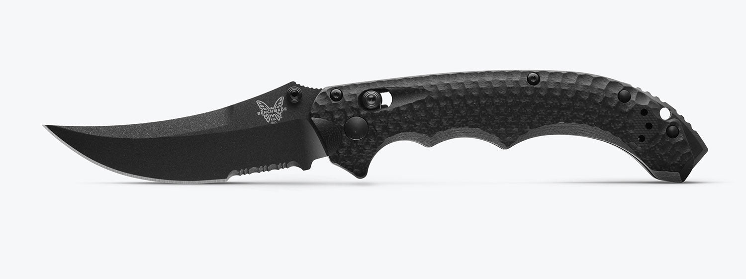 Benchmade 865SBK Mini Bedlam, S90V, Black G10 3