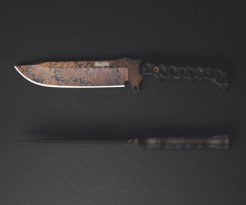 Dawson Knives Reaper Wildfire, Black G10, ProCut 1