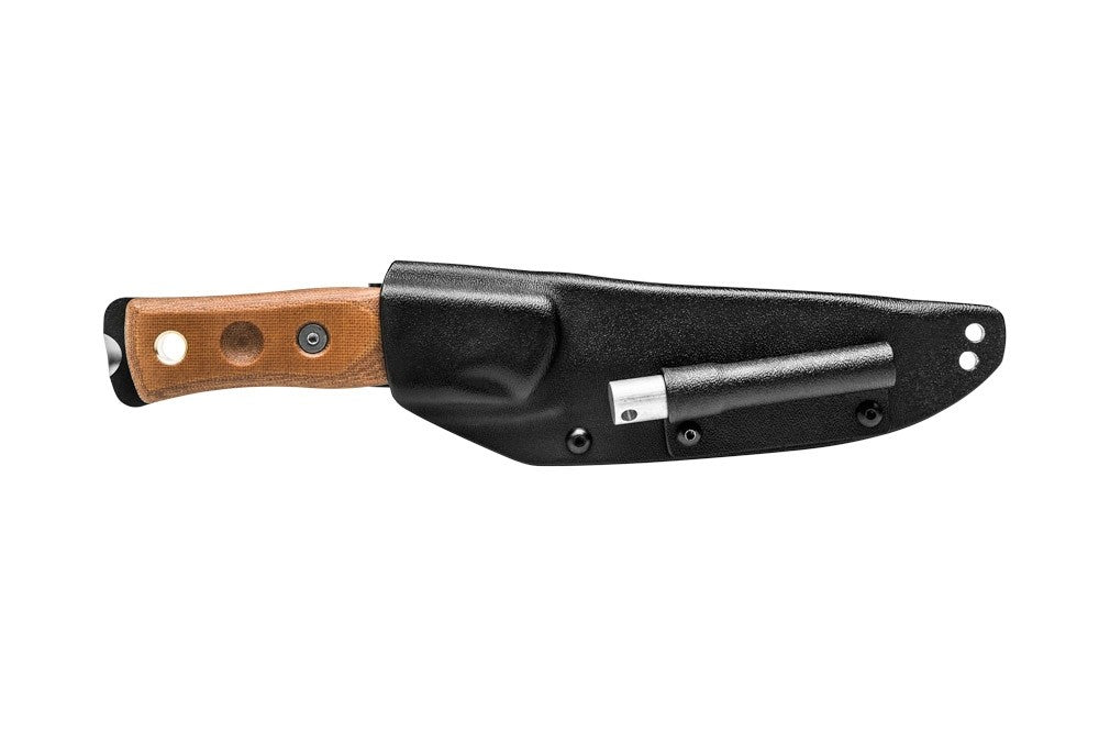 TOPS Fieldcraft BOB Hunter Rocky Mountain BROS-01 micarta, 1095, modified Scandi grind blade 5