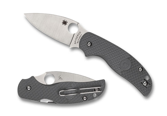 Spyderco C123PGY Sage 5 FRN Maxamet EDC Taschenmesser