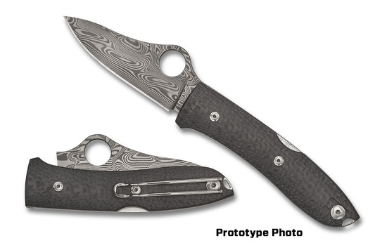 Spyderco C255CFPD SpyOpera Damasteel Sprint Run 2022 Limited