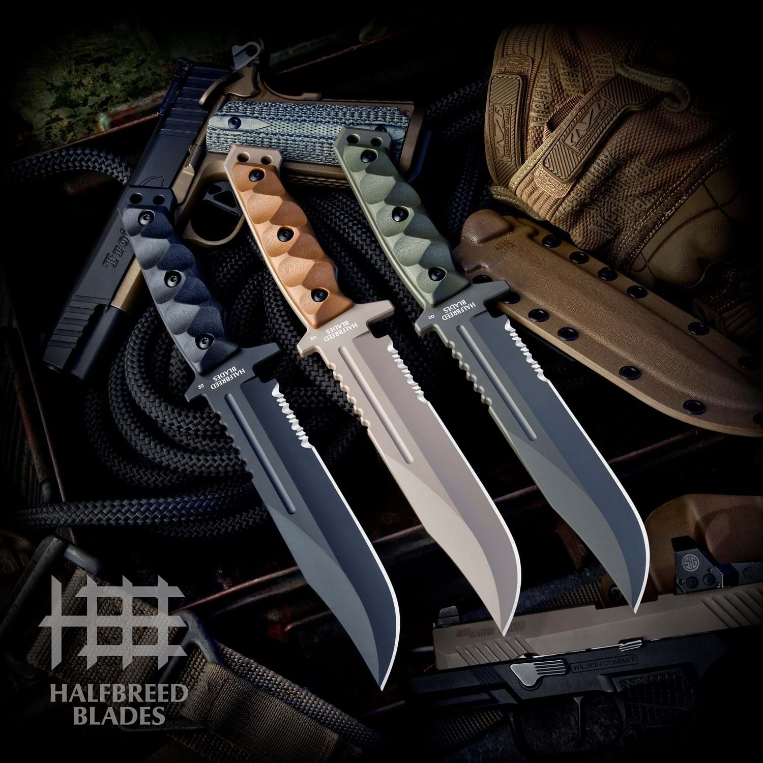 Halfbreed Blades LIK-01 Gen-2 Large Infantry Knife Ranger Green OD 4