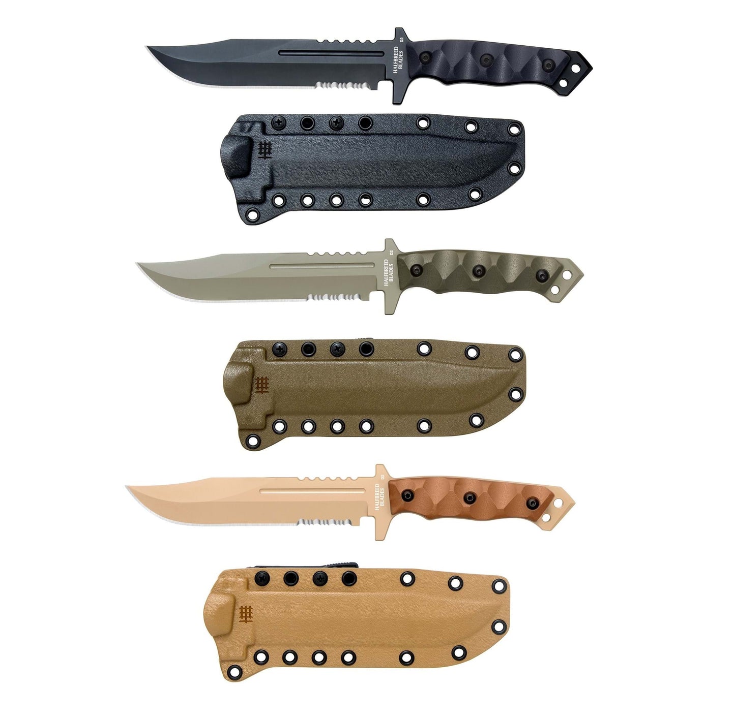 Halfbreed Blades LIK-01 Gen-2 Large Infantry Knife Ranger Green OD 3