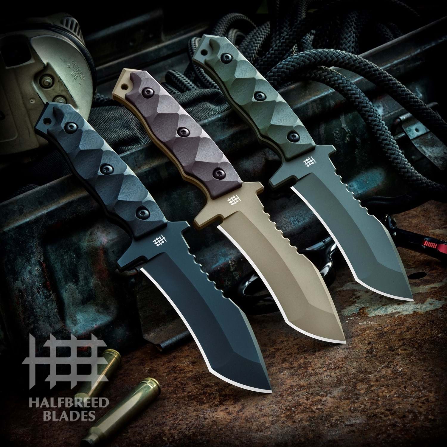 Halfbreed Blades MCK-02 DE Dark Earth Medium Clearance Knife 5
