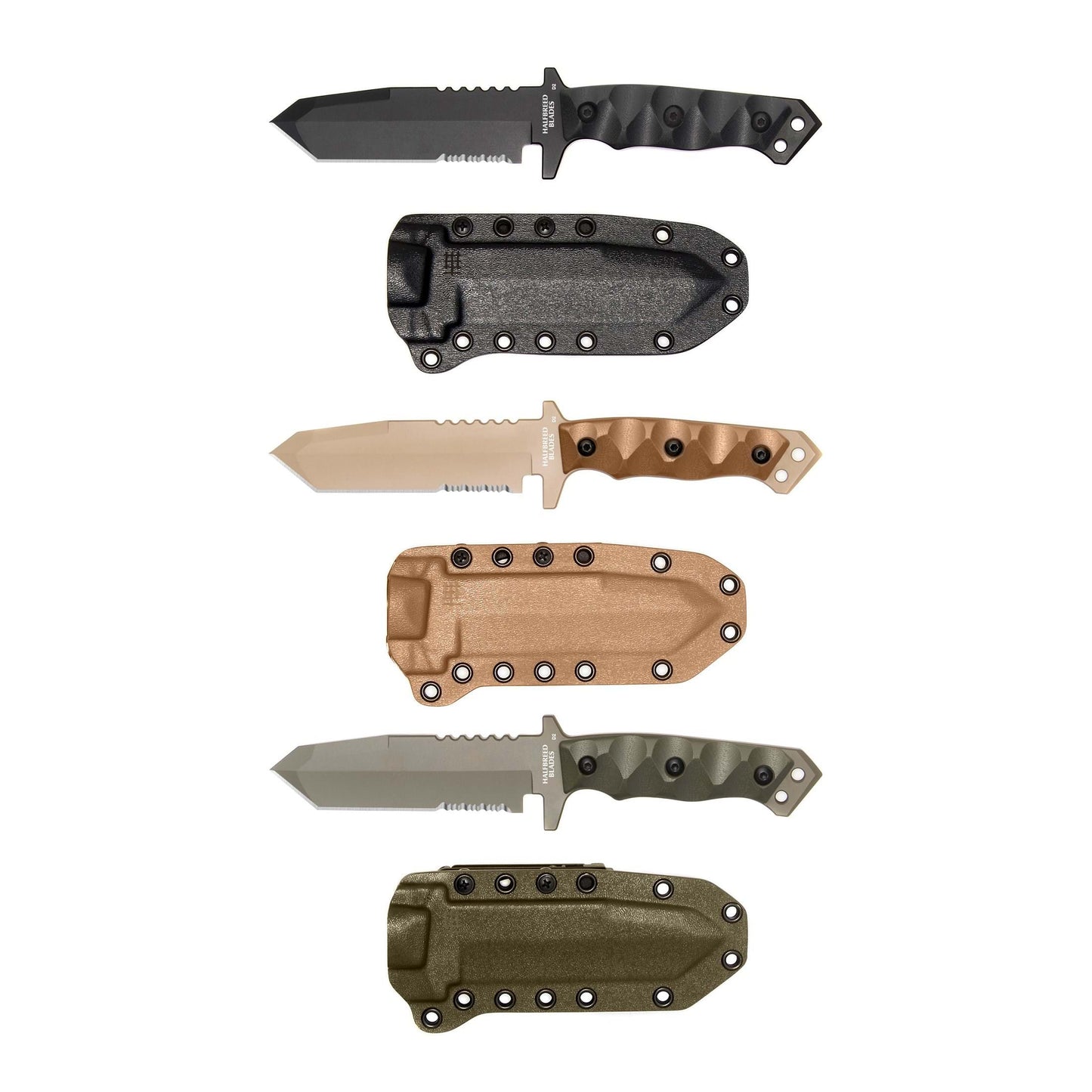 Halfbreed Blades MIK-02 Gen-2 Medium Infantry Knife Dark Earth 3