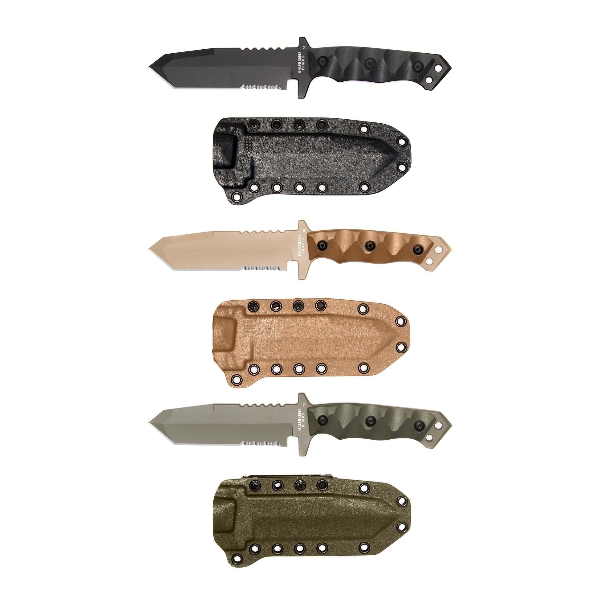 Halfbreed Blades MIK-02 Gen-2 Medium Infantry Knife Dark Earth 3